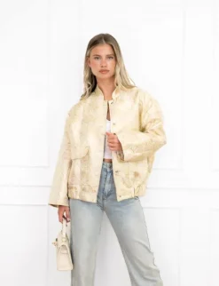 Melanie bomber jacket geel