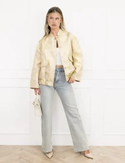 Melanie bomber jacket geel