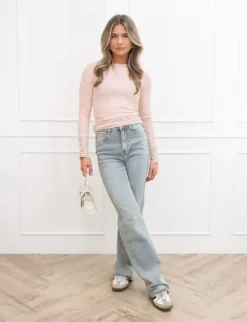 Melina top roze