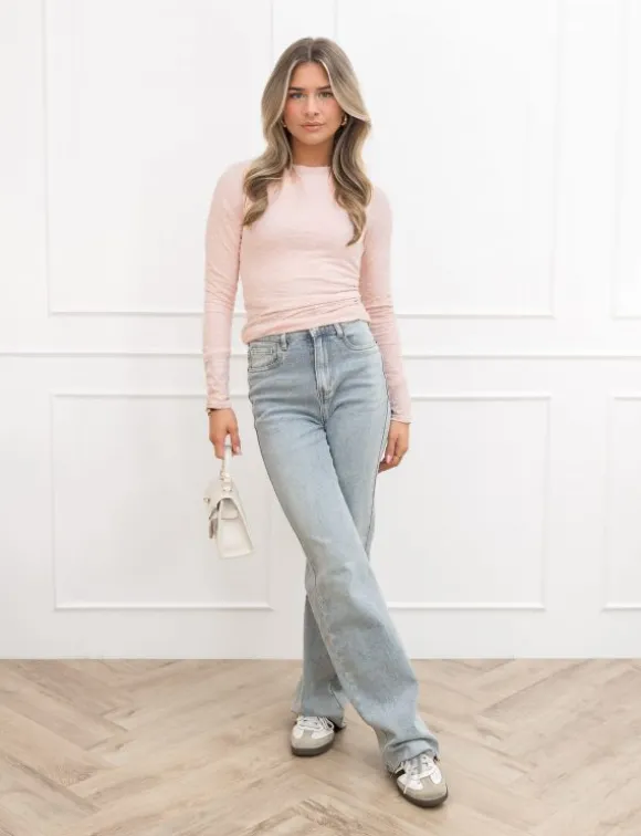 Melina top roze