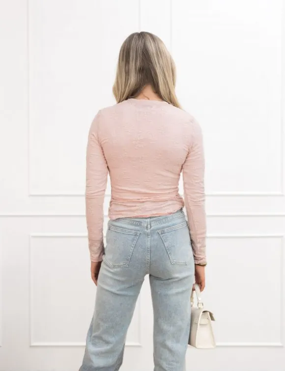 Melina top roze