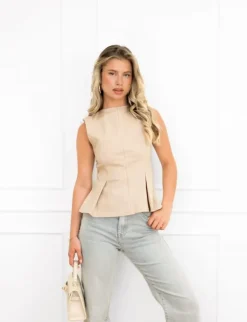 Melissa top beige