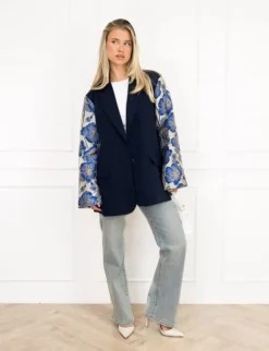 Mendy blazer donker blauw