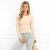 Merle basic top beige