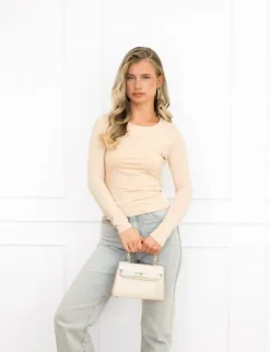 Merle basic top beige