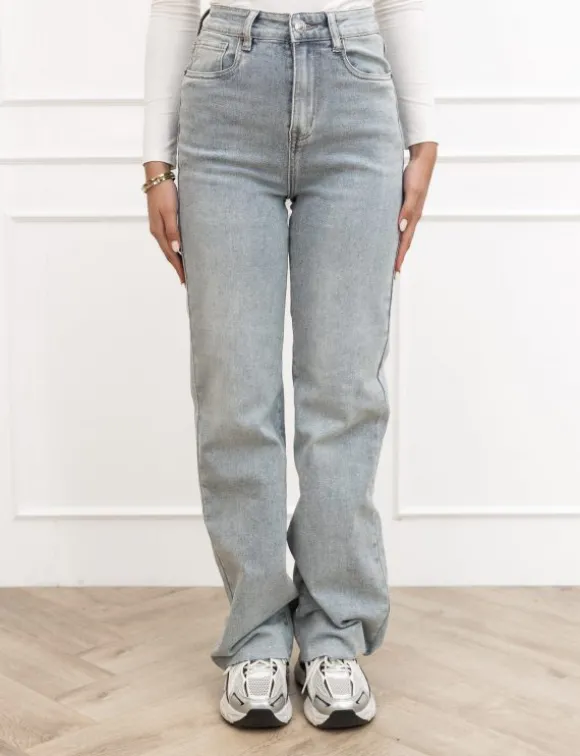 Mette wide leg jeans blauw