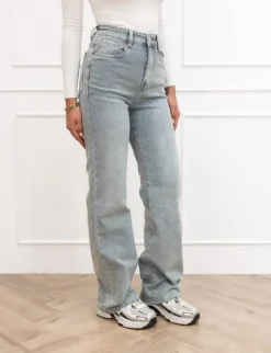 Mette wide leg jeans blauw