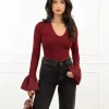 Mickey body bordeaux rood