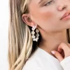 Mikki oorbellen goud wit