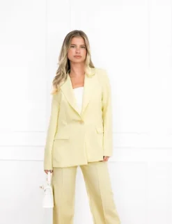 Mila blazer geel