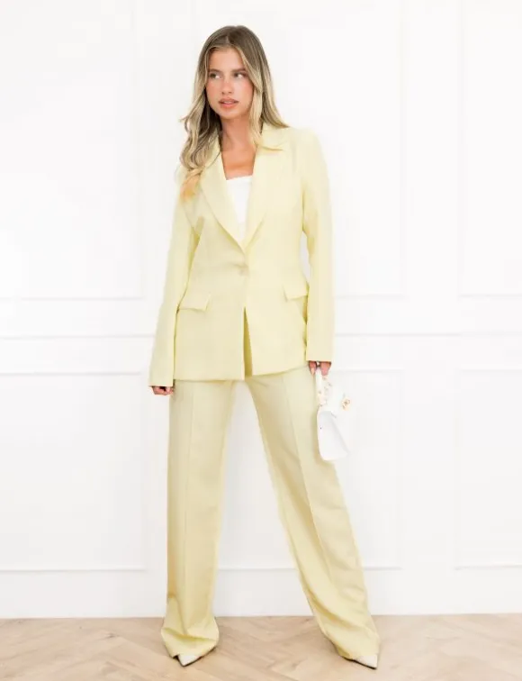 Mila pantalon geel