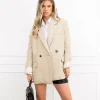 Milly blazer beige