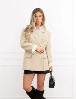 Milly blazer beige