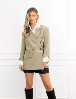 Milly blazer olijf groen