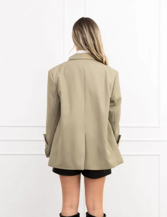 Milly blazer olijf groen