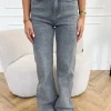 Mirella wide leg jeans grijs
