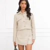 Mirte cropped blazer beige