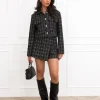 Mirte cropped blazer zwart