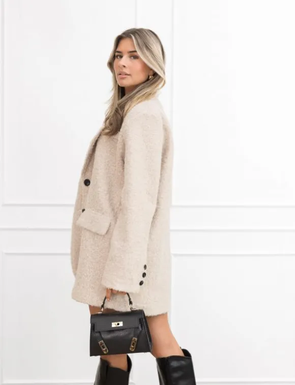 Molly blazer licht beige