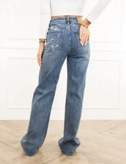 Nadia wide leg jeans blauw