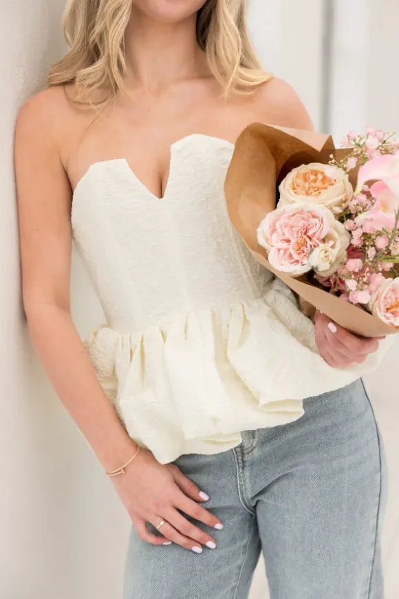 Nadine top creme