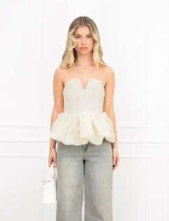 Nadine top creme
