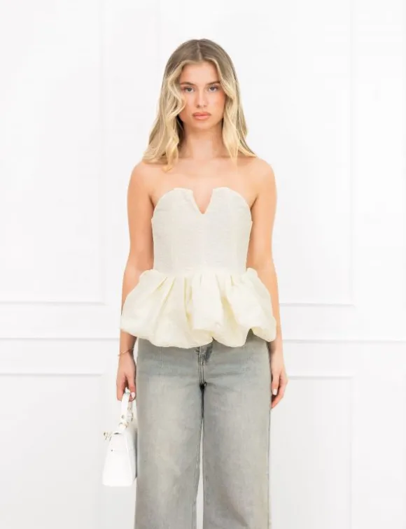 Nadine top creme