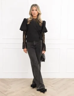 Neva blazer zwart