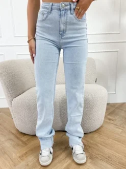 Nhore staight tall jeans blauw
