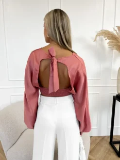Niena top oud roze