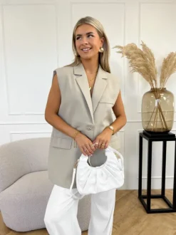 Nika gilet beige