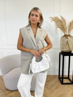 Nika gilet beige
