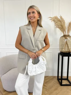 Nika gilet beige