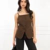 Niya gilet bruin