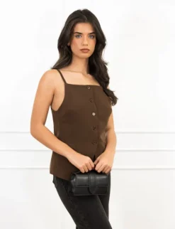 Niya gilet bruin