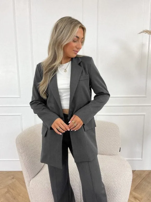 Noa blazer grijs