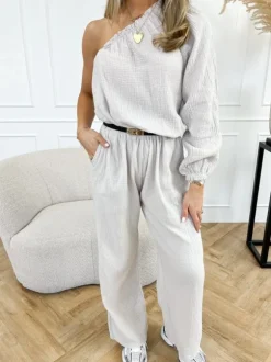 Noor jumpsuit beige