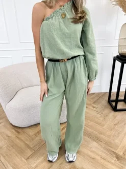 Noor jumpsuit groen