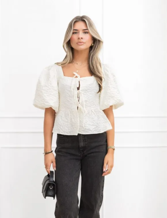 Norah top creme