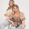 Norah top taupe
