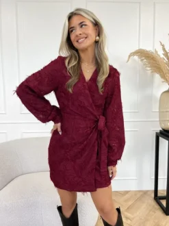 Nova jurk bordeaux