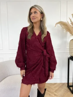 Nova jurk bordeaux
