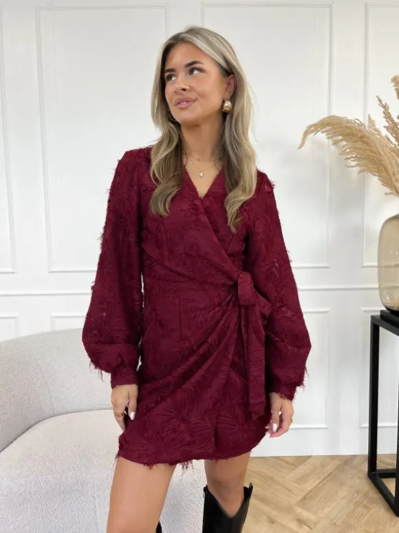 Nova jurk bordeaux