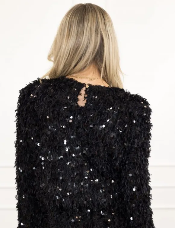Nowy top zwart