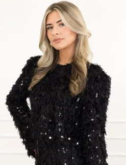 Nowy top zwart