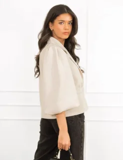 Nykee blazer licht beige