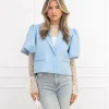 Nykee blazer licht blauw