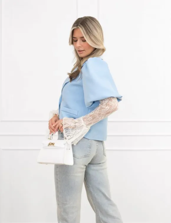 Nykee blazer licht blauw