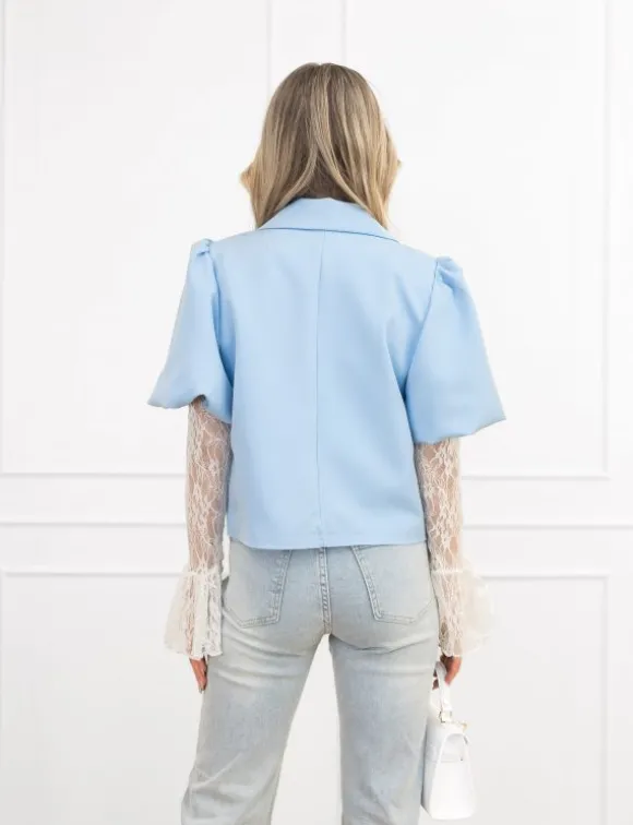 Nykee blazer licht blauw