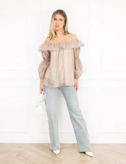 Nyla top taupe